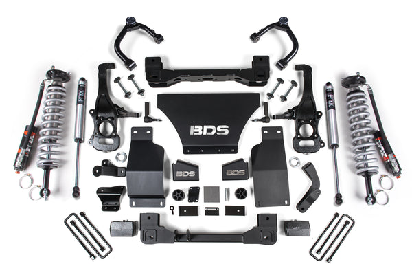 BDS 2.5 Inch Lift Kit 2.5 Performance Elite Coil-over, Fits Chevy Trail Boss Or GMC AT4 1500 19-24 4WD Gas 787FPE