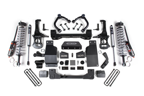 BDS 4 Inch Lift Kit 2.5 Performance Elite Coil-over, Fits Chevy Trail Boss Or GMC AT4 1500 20-24 4WD Diesel 786FPE