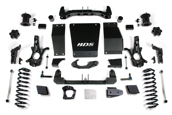 BDS 6 Inch Lift Kit, Fits Chevy/ GMC Suburban, Tahoe, Yukon/xl 1500 15-19 4WD Magneride Equipped 752H
