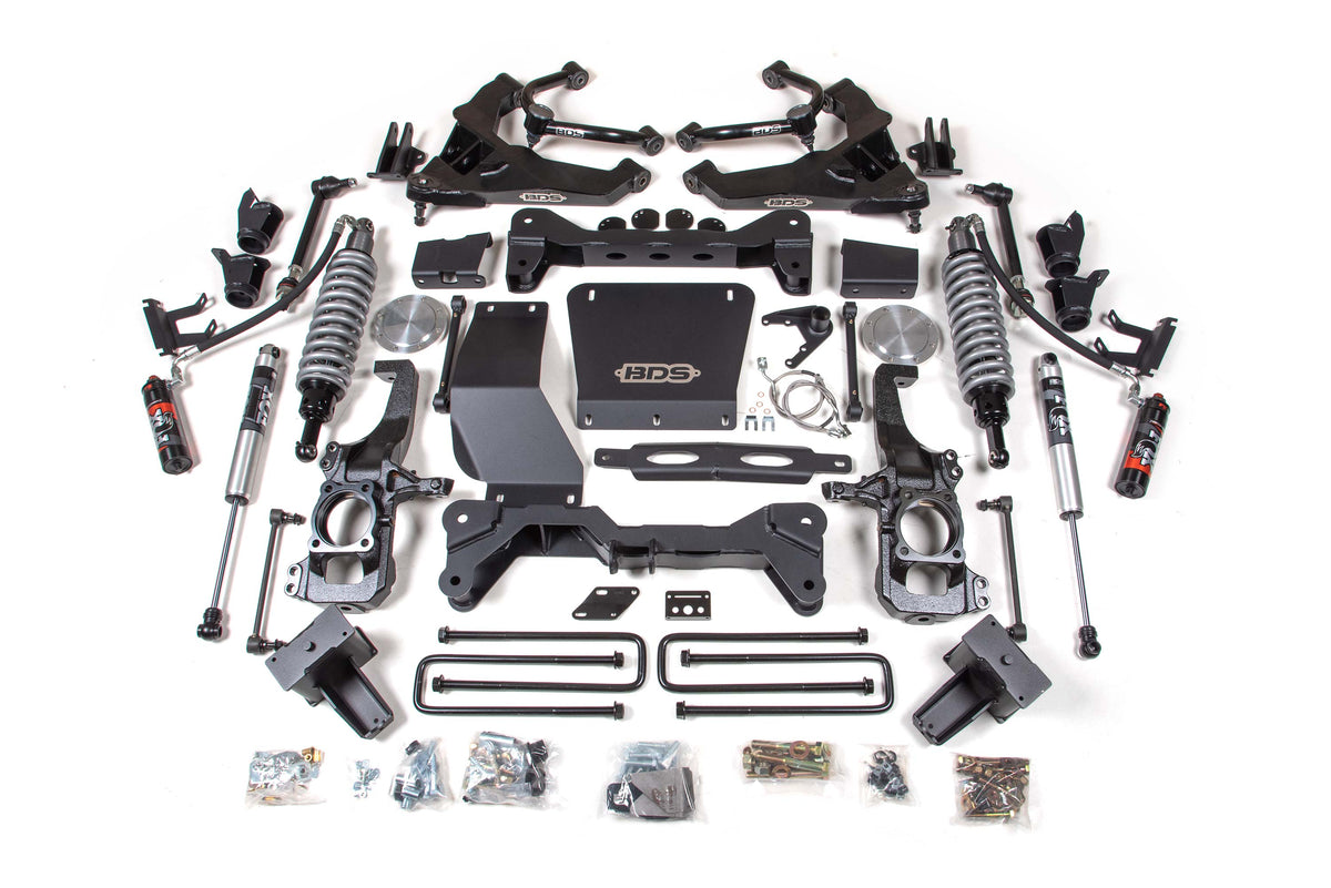 BDS 6.5 Inch Lift Kit 2.5 Coil-over Conversion, Fits Chevy Silverado Or GMC Sierra 2500HD/3500HD 20-25 Diesel 793FPE
