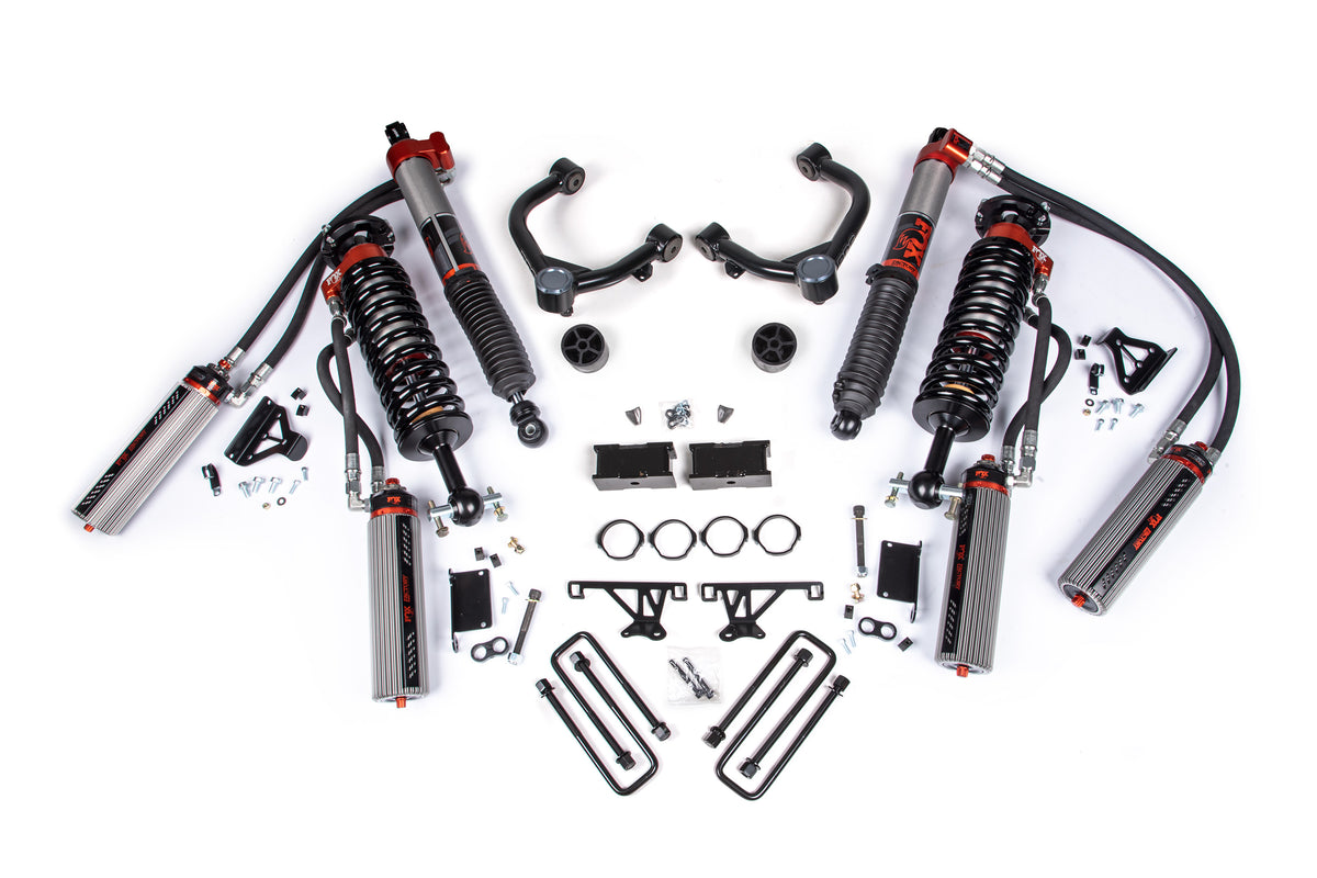 BDS 3.5 Inch Lift Kit 3.0 Bypass Factory Race Series, Fits Chevy Silverado And GMC Sierra 1500 19-24 755FRS