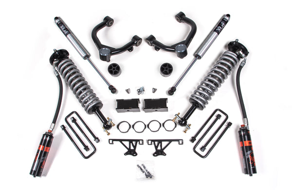 BDS 1.5 Inch Lift Kit 2.5 Performance Elite Coil-over, Fits Chevy Trail Boss Or GMC AT4 1500 19-24 4WD 774FDSC