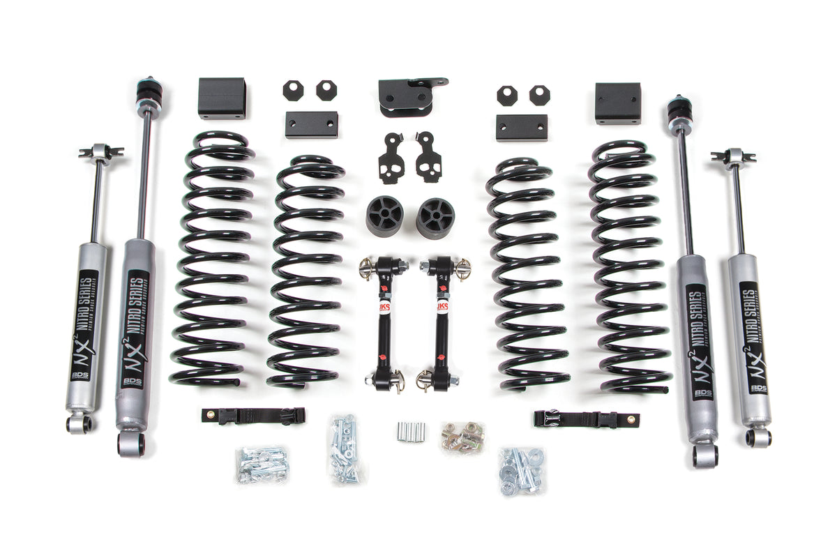 BDS 3 Inch Lift Kit, Fits 2007-2011 Fits Jeep Wrangler 1423FS
