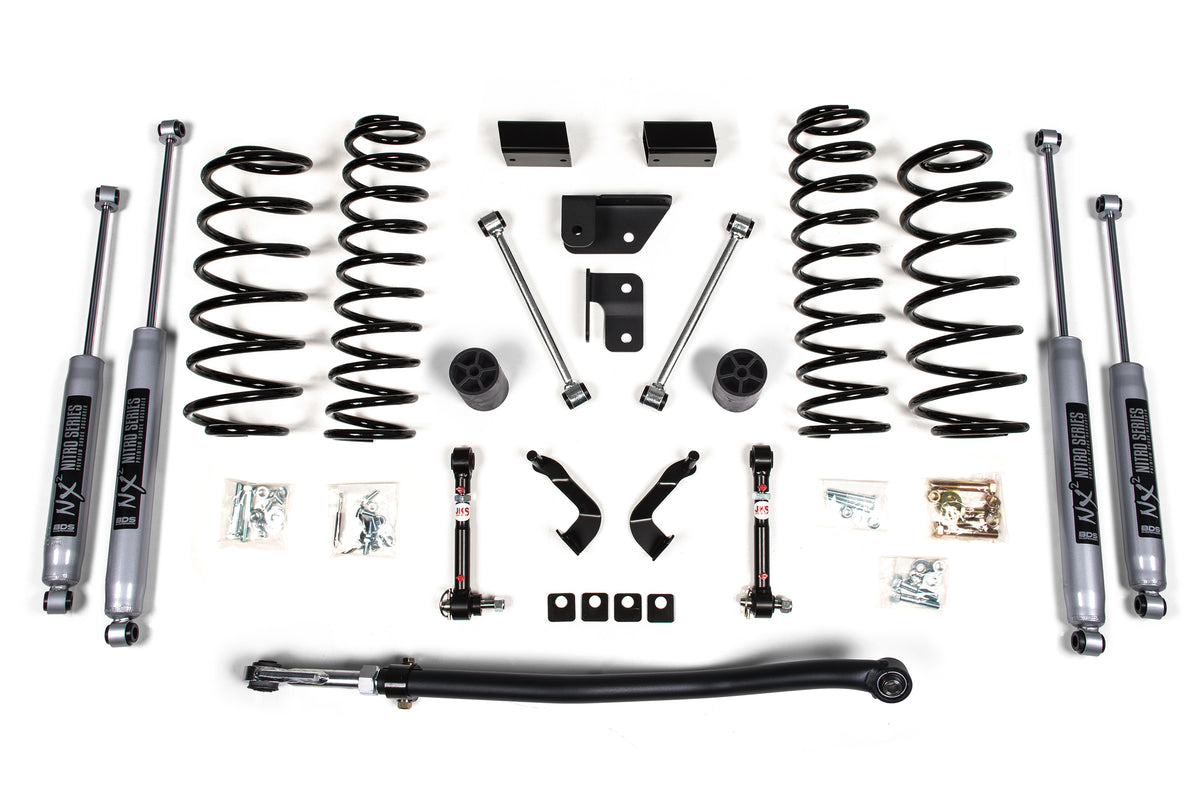 BDS 3 Inch Lift Kit, Fits Jeep Wrangler JL 18-25 2-Door 1438PS