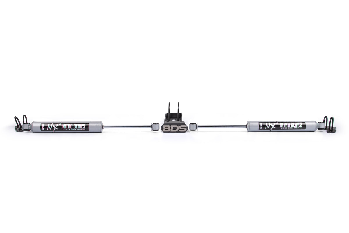 BDS Dual Stabilizer Kit - 2018-2025 Fits Jeep Wrangler Jl/jt Gladiator - NX2 Shocks 2034DH