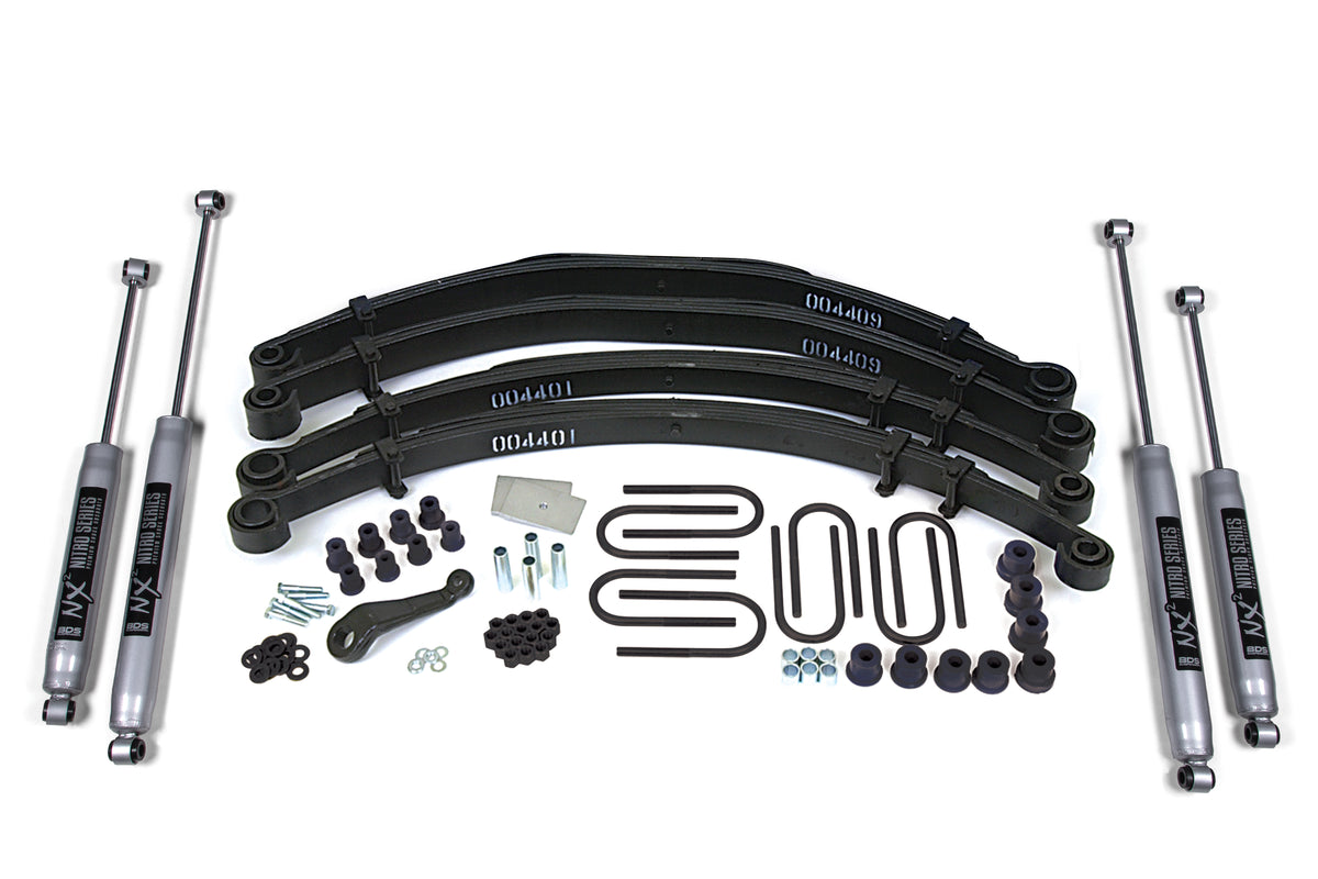 BDS 4 Inch Lift Kit, Fits 1982 Fits Jeep CJ5 406H