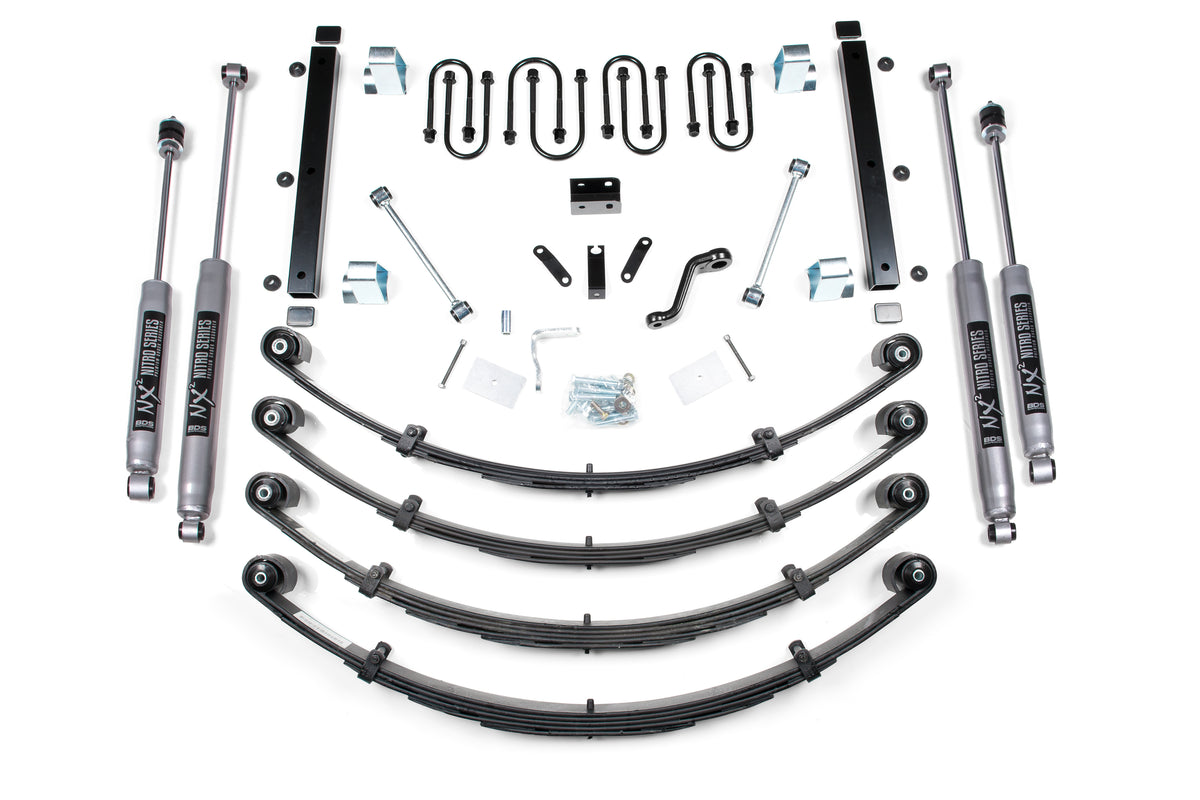 BDS 3.5 Inch Lift Kit, Fits Jeep Wrangler YJ 87-95 410H
