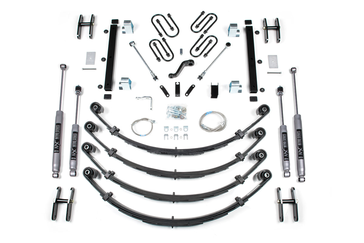 BDS 4.5 Inch Lift Kit, Fits Jeep Wrangler YJ 87-95 411H