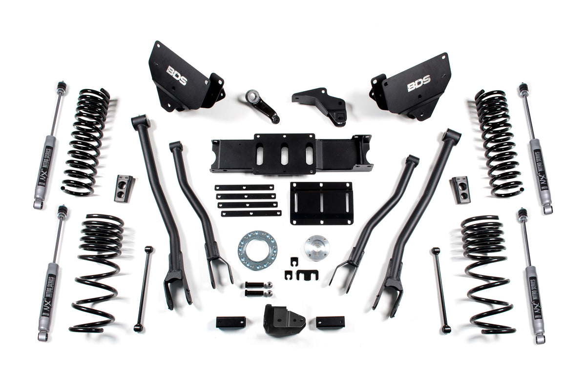 BDS 5.5 Inch Lift Kit W/ 4-Link Fits RAM 2500 14-18 4WD Gas 1606FS