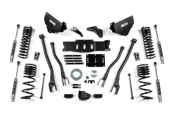 BDS 5.5 Inch Lift Kit W/ 4-Link Fits RAM 2500 14-18 4WD Gas 1606FS