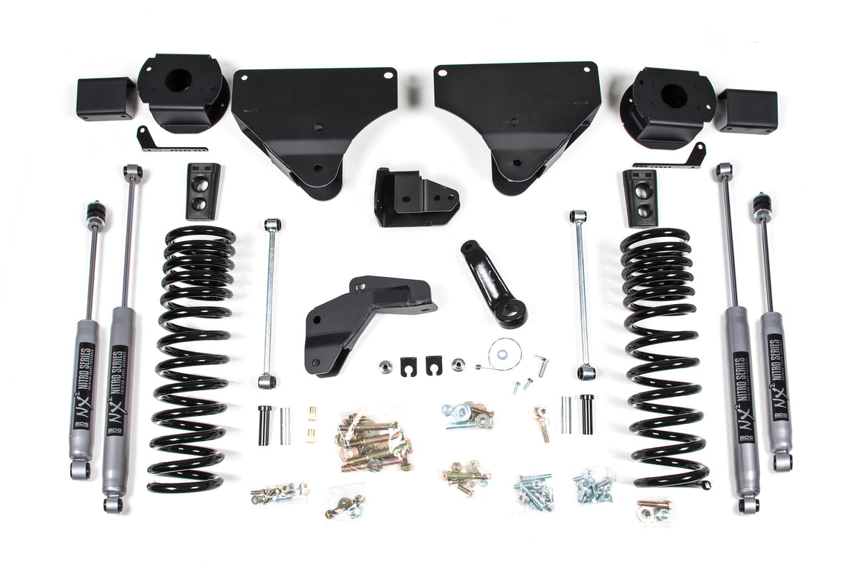 BDS 4 Inch Lift Kit Fits RAM 2500 W/ Rear Air Ride 14-18 4WD Gas 1633H