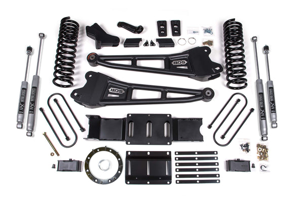 BDS 4 Inch Lift Kit W/ Radius Arm Fits RAM 3500 19-24 4WD Gas 1700FS