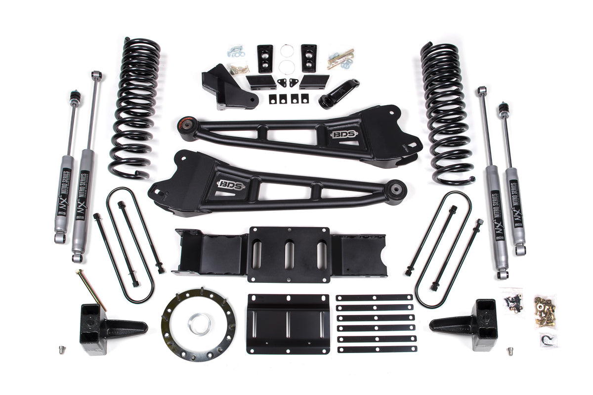 BDS 5.5 Inch Lift Kit W/ Radius Arm Fits RAM 3500 19-24 4WD Gas 1687H