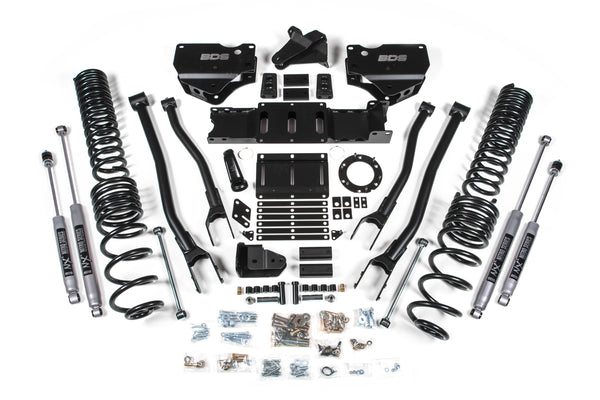 BDS 5.5 Inch Lift Kit W/ 4-Link Fits RAM 2500 19-24 4WD Gas 1689H