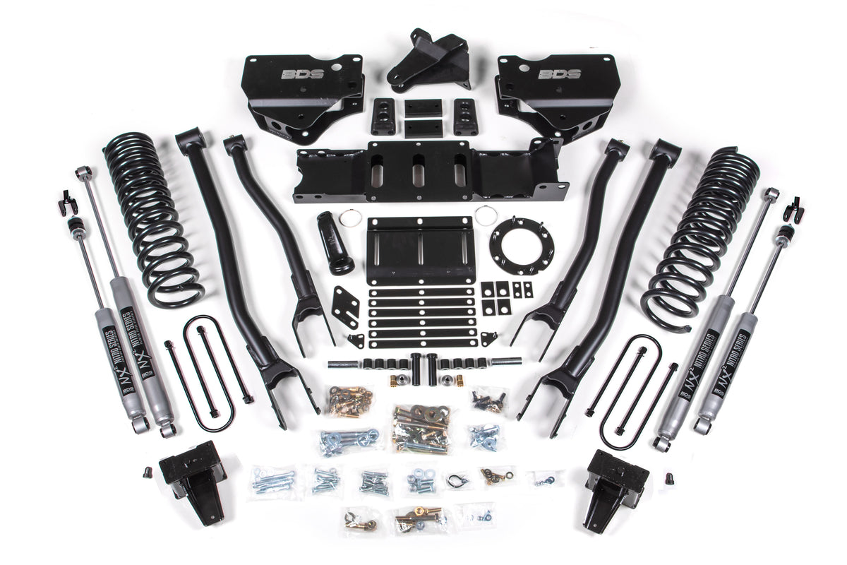 BDS 5.5 Inch Lift Kit W/ 4-Link Fits RAM 3500 19-24 4WD Gas 1695FS