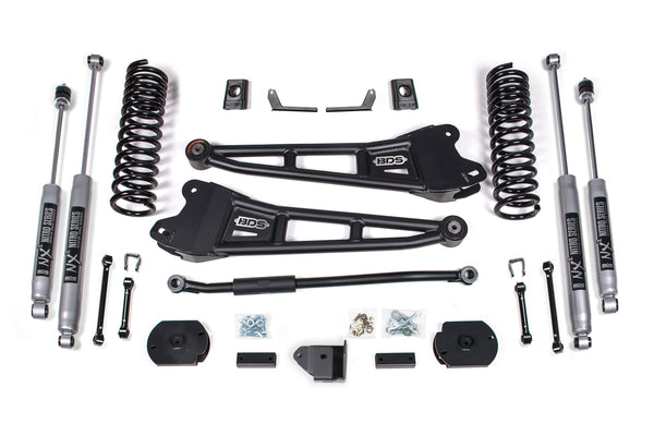 BDS 3 Inch Lift Kit Fits RAM 2500 W/ Rear Air Ride 14-18 4WD Diesel 1712FS