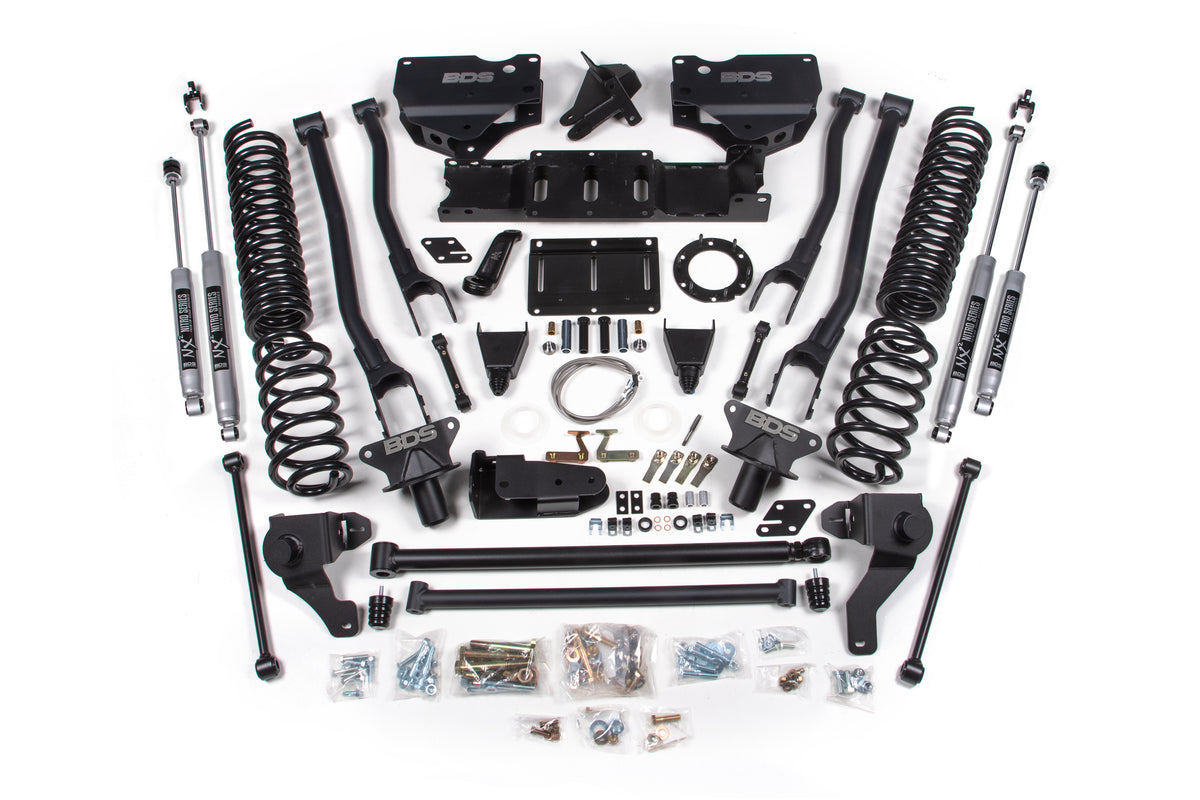 BDS 2019-2024 Fits RAM 2500 8" 4-Link Supsension System Diesel - NX2 Shocks 1727H