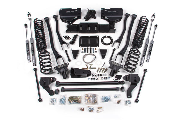BDS 2019-2024 Fits RAM 2500 8" 4-Link Supsension System Diesel - NX2 Shocks 1727H