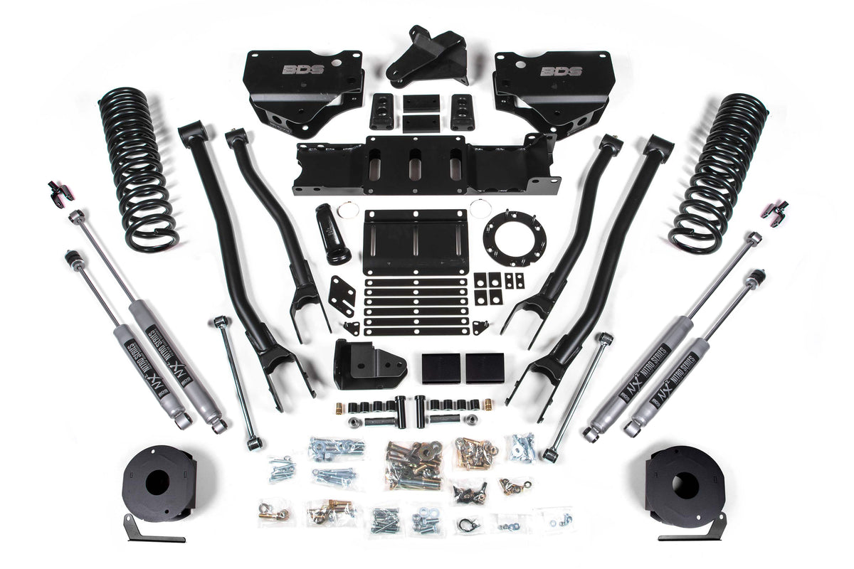 BDS 5.5 Inch Lift Kit W/ 4-Link Fits RAM 2500 W/ Rear Air Ride 19-24 4WD Gas 1739H