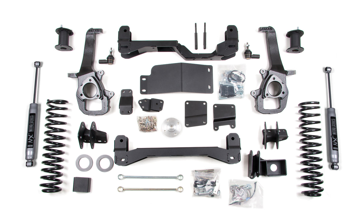 BDS 6 Inch Lift Kit, Fits Dodge RAM 1500 09-11 4WD 622H