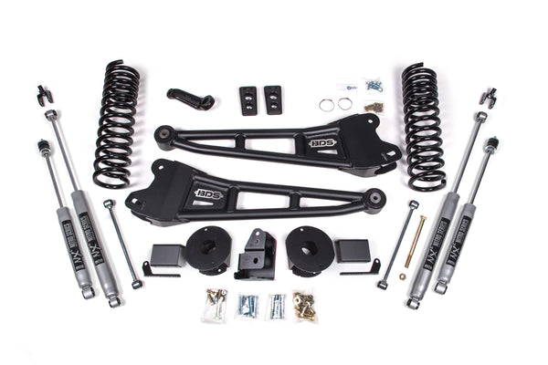 BDS 4 Inch Lift Kit W/ Radius Arm Fits RAM 2500 W/ Rear Air Ride 14-18 4WD Diesel 1773FS