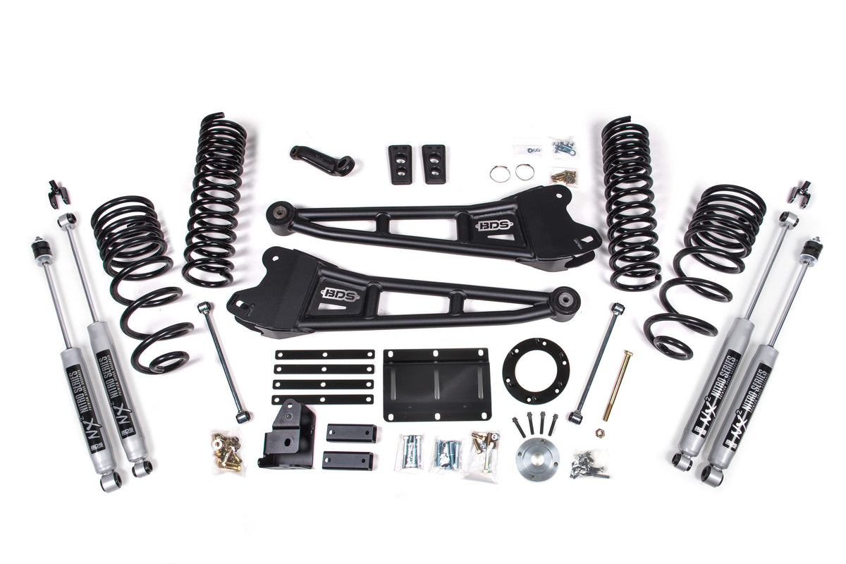 BDS 5.5 Inch Lift Kit W/ Radius Arm Fits RAM 2500 14-18 4WD Gas 2101FS
