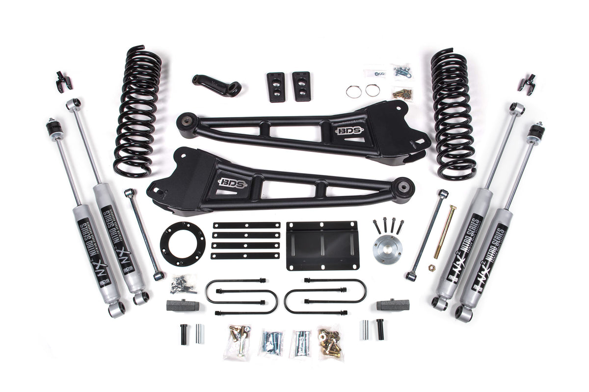 BDS 5.5 Inch Lift Kit W/ Radius Arm Fits RAM 3500 13-18 4WD Gas 2105H