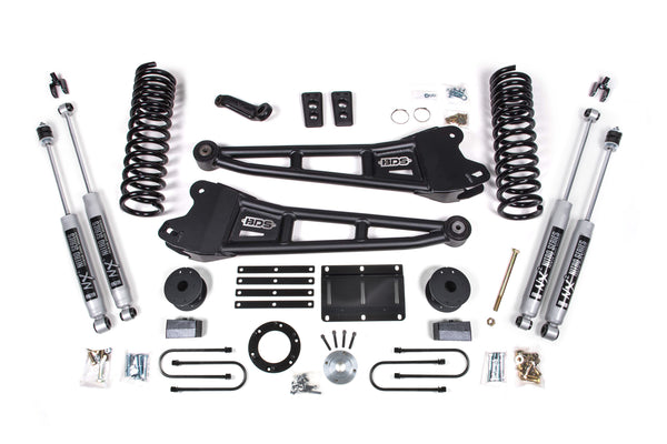 BDS 5.5 Inch Lift Kit W/ Radius Arm Fits RAM 3500 W/ Rear Air Ride 13-18 4WD Gas 2107FS