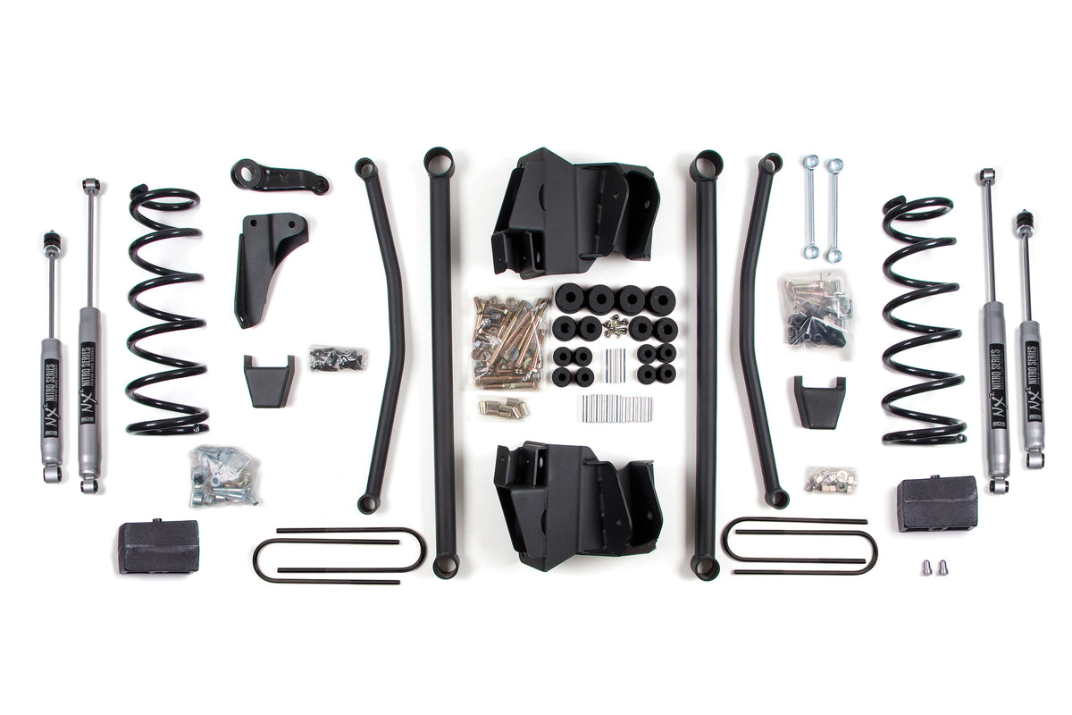 BDS 4 Inch Lift Kit Long Arm, Fits Dodge RAM 2500 Power Wagon 09-13 4WD Gas 1771FS