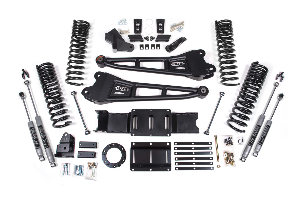 BDS 5.5 Inch Lift Kit W/ Radius Arm Fits RAM 2500 19-24 4WD Gas 1681FS