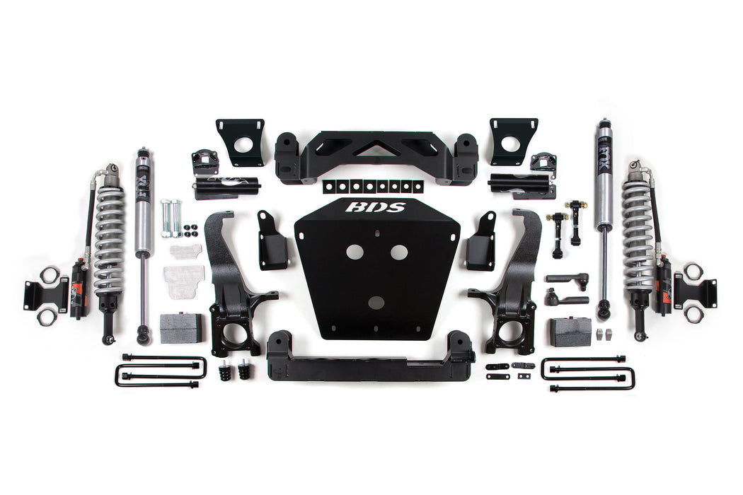 2016-2021 Toyota Tundra 7in Suspension System, 4" Rear Block - Fox 2.5 PES C/O, Fox 2.0 PS Shocks