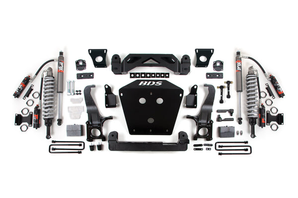 BDS 2016-2021 Toyota Tundra 5" Suspension System, 3in Rear Block - Fox 2.5 Pes C/o, Fox 2.5 Pes Shocks 819FPE