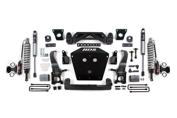 BDS 2016-2021 Toyota Tundra 5in Suspension System, 3in Rear Block - Fox 2.5 Pes C/o, Fox 2.0 Ps Shocks 819FPS