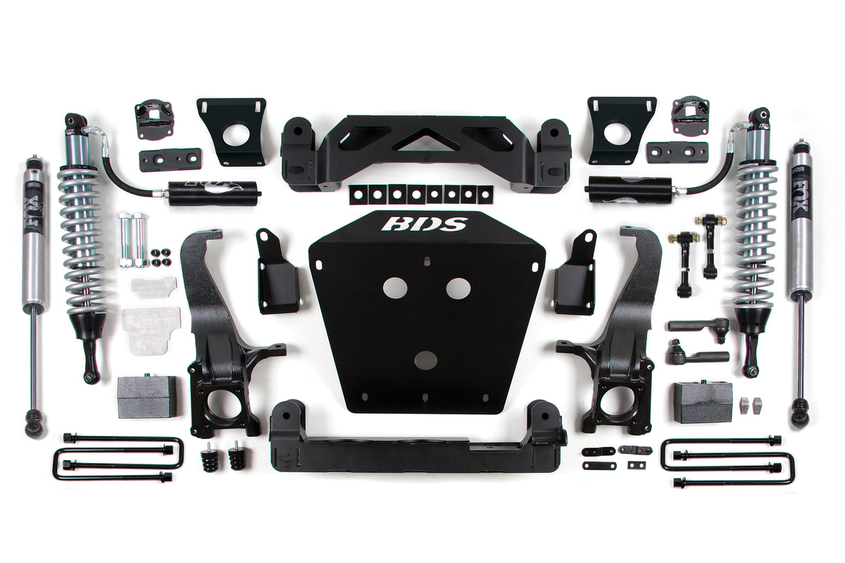BDS 4.5 Inch Lift Kit 2.5 Coil-over, Fits Toyota Tundra 16-21 2/4WD 819F