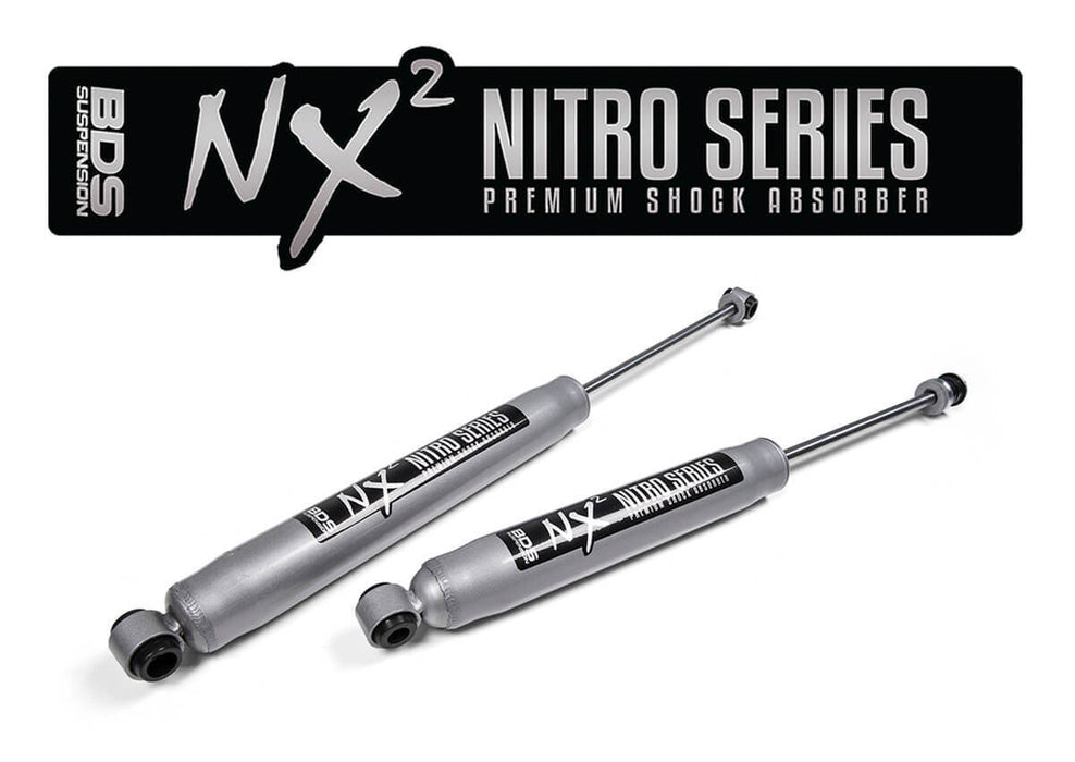 BDS NX2 Nitro Front and Rear Shocks 4 Inch Lift Ford F250/F350 Super Duty (17-25) 4WD
