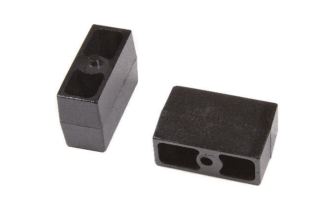 BDS Rear Lift Blocks Flat 5/8 in Pin Cast Iron 4 Inch Lift Universal Fitment