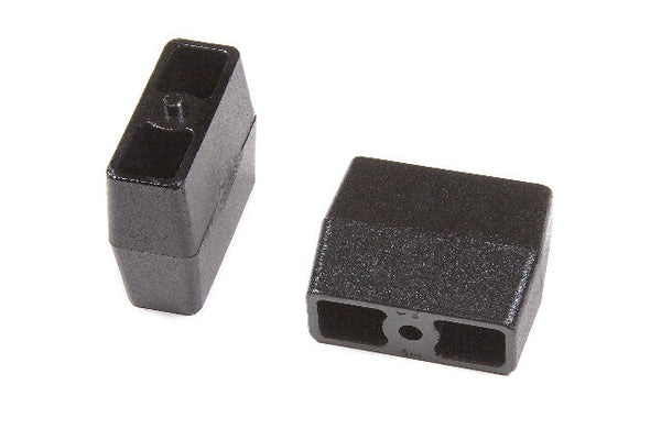 BDS Rear Lift Blocks Flat 5/8 In Pin Cast Iron 5 Inch Lift Universal Fitment 069517