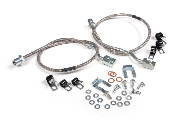 BDS Front Brake Line Set Stainless Steel 101011