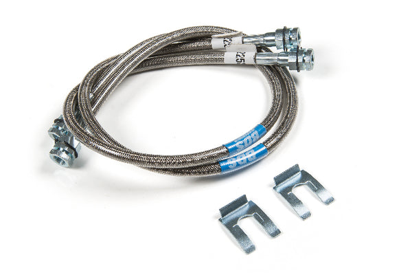 BDS Rear Brake Line Stainless Steel, Fits 4-8 Inch Lift Ford F250/F350 Super Duty 11-15 4WD 103809