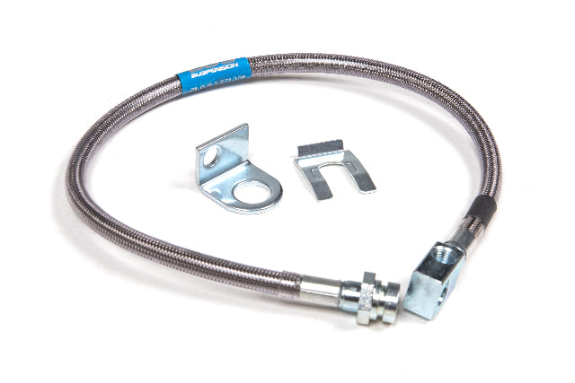 BDS Rear Brake Line Stainless Steel, Fits 4-6.5 Inch Lift Fits Jeep Wrangler YJ 87-95 104007