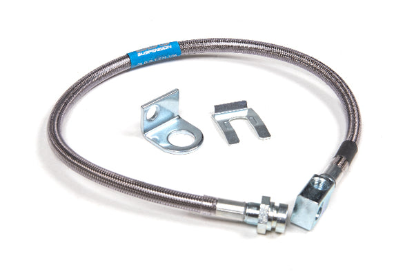 BDS Rear Brake Line Stainless Steel, Fits 4-6.5 Inch Lift Jeep Wrangler YJ 87-95 104007