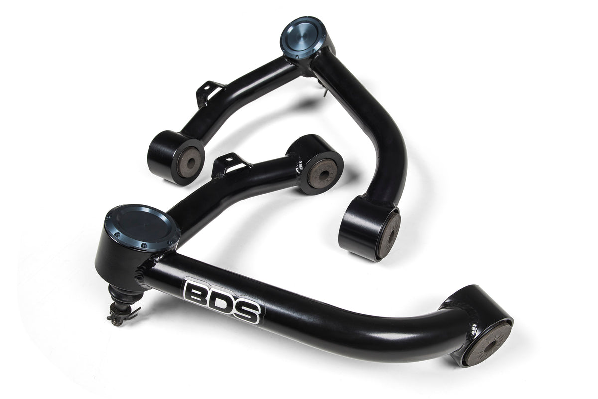 BDS Upper Control Arm Kit, Fits Chevy Silverado And GMC Sierra 1500 14-18 With Aluminum Or Stamped Steel OE Arms 121152
