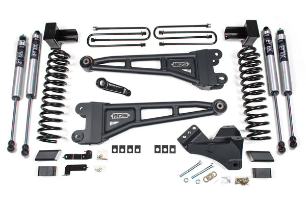BDS 4 Inch Lift Kit W/ Radius Arms Ford F450 Super Duty 23-25 4WD 1226FS