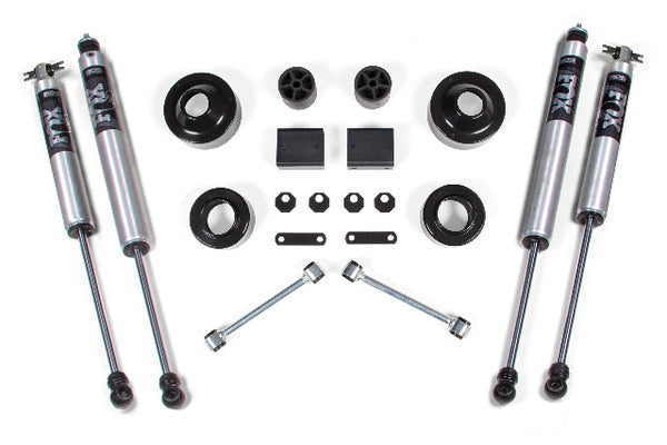 BDS 2 Inch Lift Kit Coil Spacer, Fits 2007-2011 Jeep Wrangler 1401FS
