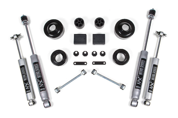 BDS 2 Inch Lift Kit Coil Spacer, Fits 2007-2011 Fits Jeep Wrangler 1401H