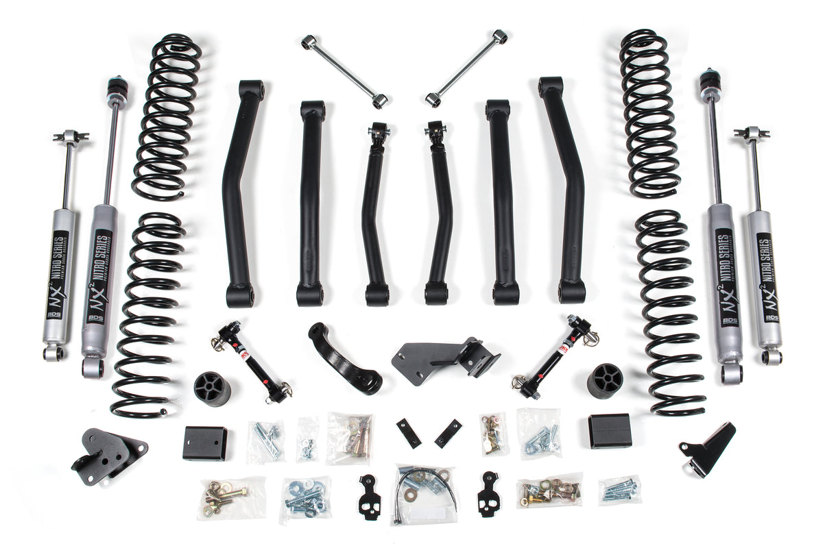 BDS 4.5 Inch Lift Kit, Fits 2007-2011 Fits Jeep Wrangler 1414H