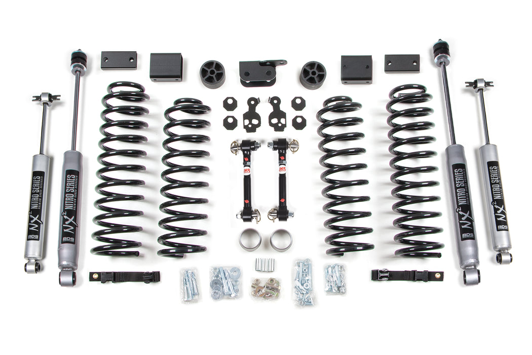 BDS BDS1403FPE 3 Inch Lift Kit compatible with Jeep Wrangler JK (12-18) 4-Door