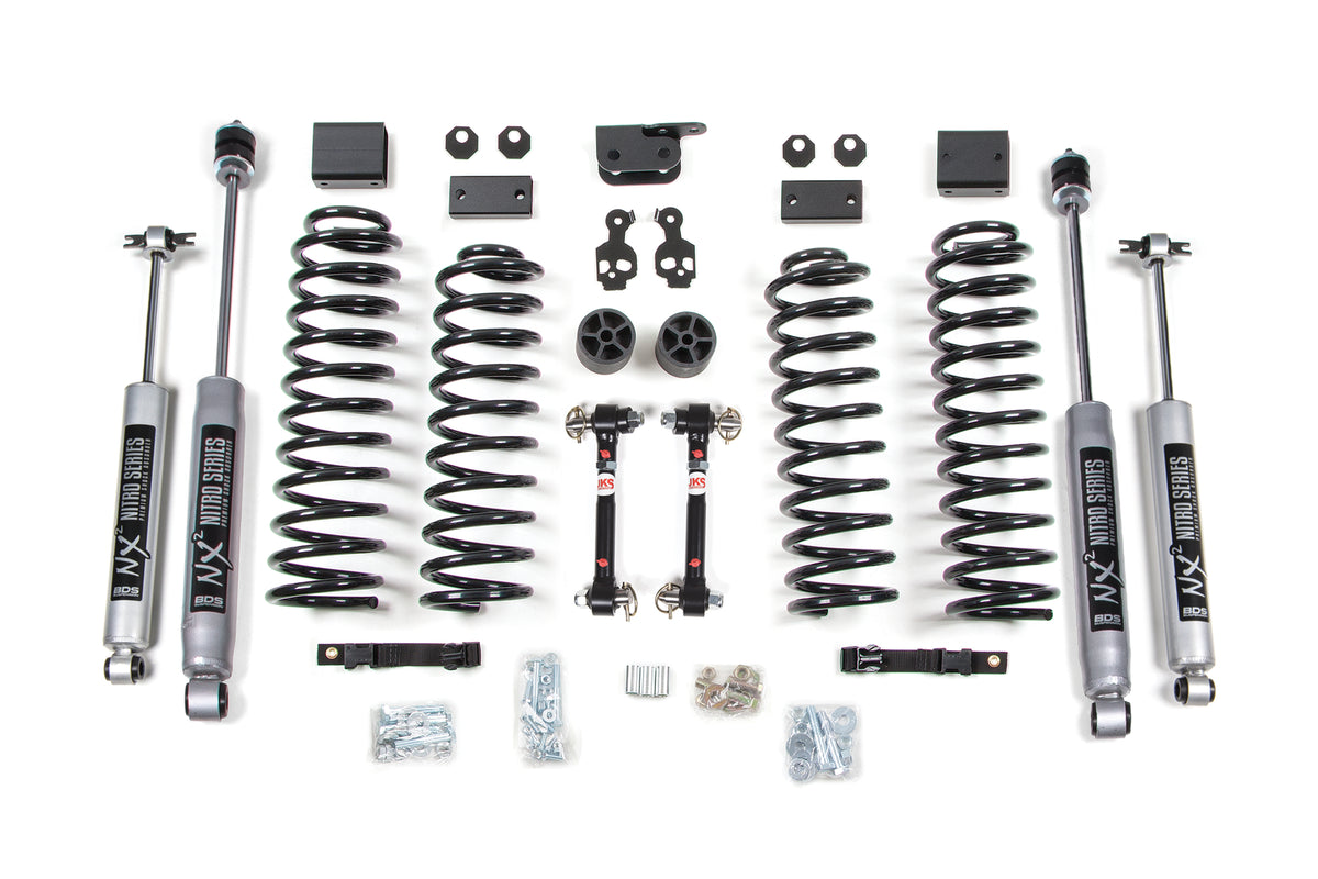 BDS 3 Inch Lift Kit, Fits 2007-2011 Fits Jeep Wrangler 1411H