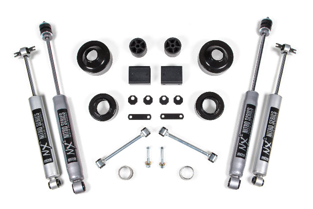 BDS 2 Inch Lift Kit Coil Spacer Fits Jeep Wrangler JK (12-18) 2-Door