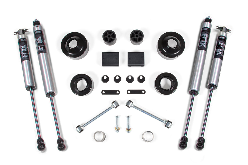 BDS BDS1429FS 2 Inch Lift Kit Coil Spacer compatible with Jeep Wrangler JK (12-18) 2-Door